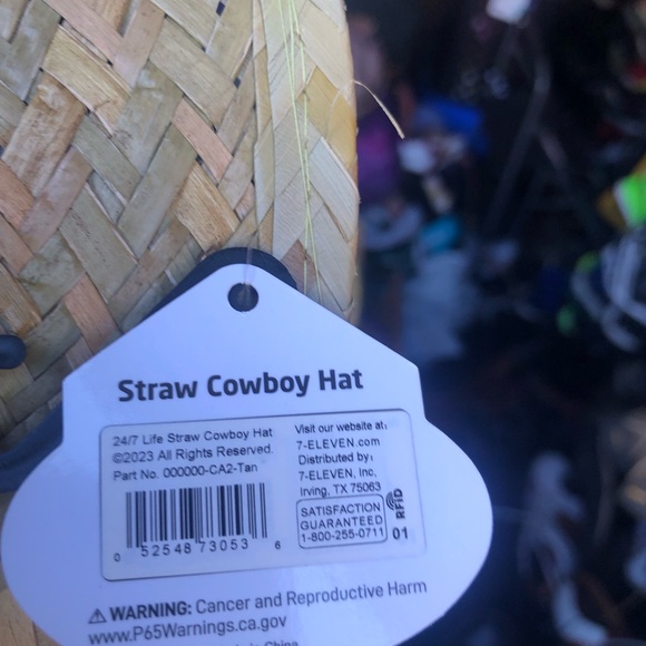 24/7 Life NWT’s Women's Original Straw Beach Hat Size One (new with Tags) - Picture 12 of 13